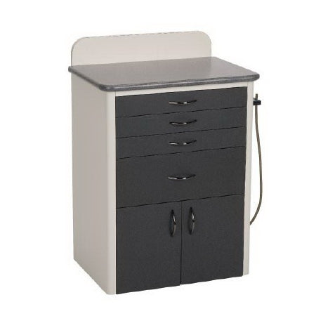Jedmed Instrument Company Classic CSC LX Treatment Cabinet Stainless Steel 4 Drawer - 03-6160-L