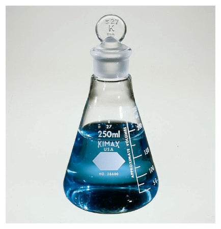 Fisher Scientific Kimble KIMAX Flask Kimble Kimax Narrow Mouth Borosilicate Glass 250 mL - 26600-250