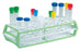 MultiRack - 3-Tiered Test Tube Rack 84 Place 13 mm Tube Size Green 2-1/2 X 4-1/2 X 11-1/2 Inch - 05-407-101