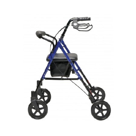 Graham-Field Lumex Set N' Go 4 Wheel Rollator Blue Wide Aluminum Frame - RJ4718B