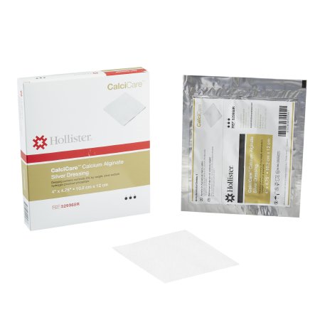 CalciCare - Silver Alginate Dressing 4 X 4-3/4 Inch Rectangle Sterile - 529968R