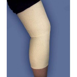 SpandaGrip - Elastic Tubular Support Bandage 4 X 36 Inch Large Knee / Medium thigh Standard Compression Pull On Natural Size F NonSterile - SAG10436