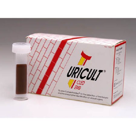 LifeSign Uricult CLED / EMB Urine Culture System Presumptive Identification Urinary Tract Infection Detection Urine Sample 10 Tests - 1000