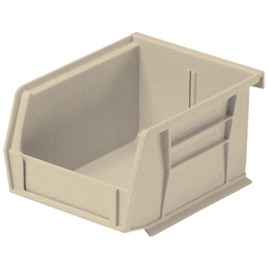 Health Care Logistics HCL Super Tough Storage Bin Sandstone Industrial Grade Polymers 3 X 4-1/8 X 5-3/8 Inch - 1400S