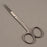 Sklar Merit Iris Scissors 4-1/2 Inch Length Office Grade Stainless Steel Sterile Finger Ring Handle Curved Sharp/Sharp - 96-2506