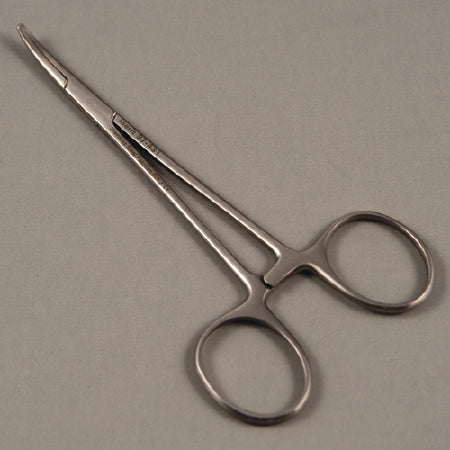 Sklar Merit Hemostatic Forceps Halsted-Mosquito 5 Inch Physician Grade Stainless Steel Sterile Ratchet Lock Finger Ring Handle Serrated Fine Short - 96-2536