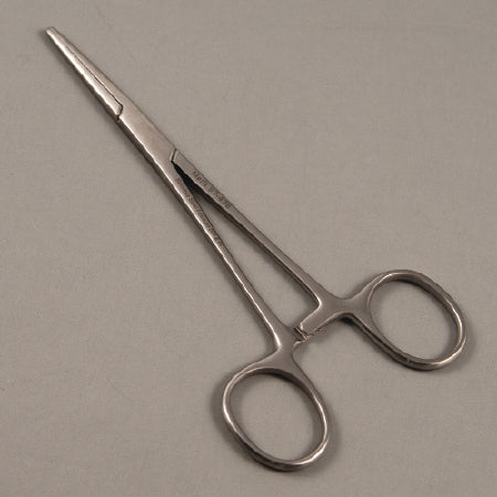 Sklar Merit Hemostatic Forceps Kelly 5-1/2 Inch Physician Grade Stainless Steel Sterile Ratchet Lock Finger Ring Handle Serrated - 96-2560