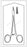 Sklar - Needle Holder 5-1/2 Inch Length Straight Cross Serrated Blunt Tips with Groove Finger Ring Handle - 96-2581M