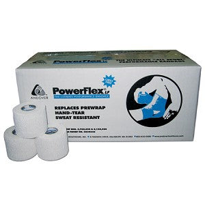 Andover Coated Products Powerflex Cohesive Bandage PowerFlex 2 Inch X 6 Yard Standard Compression Self-adherent Closure White NonSterile - 3720WH-024