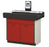 Clinton Industries Select Series Pediatric Treatment Table with Scale Fixed Height 40 Lbs. - 7820-1NT-3SB