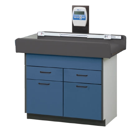 Clinton Industries Select Series Pediatric Treatment Table with Scale Fixed Height 40 Lbs. - 7820-1NT-3SB
