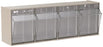 TiltView - Tilt Front Bin Tan Plastic 6-3/4 X 8-3/16 X 23-5/8 Inch - 06704