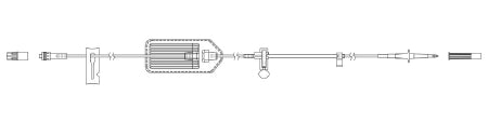 Zevex Curlin Administration Set 98 Inch Tubing - 340-4130V