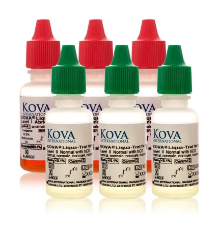 Fisher Scientific KOVA Liqua-Trol Urine Chemistry Control Urine Dipstick Testing Normal Level with hCG and Microscopics 2 X 120 mL - 22-749-756