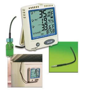 Memory-Card Refrigerator/Freezer Thermometer
