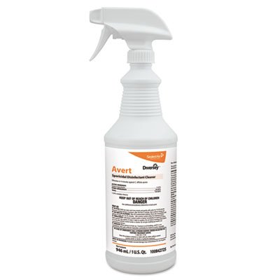 Diversey Avert - Surface Disinfectant Cleaner Pump Spray Liquid 32 oz. Bottle Chlorine Scent NonSterile - DVO100842725