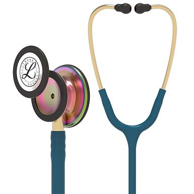3M Littmann Classic III Classic Stethoscope Caribbean Blue 1-Tube 27 Inch Tube Double Sided Chestpiece - 5807