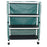 Echo - Linen Cart with Cover 3 Shelves 100 lbs. per Shelf Weight Capacity PVC 3 Inch Casters - E345-3C