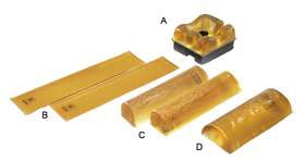 Alimed AliMed AliGel Prone Positioning Set 8-3/4 X 7-3/4 X 4-3/4 Inch Gel Freestanding - 937919