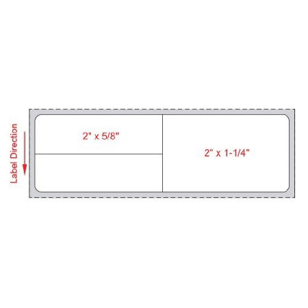 Precision Dynamics Meditech Pre-Printed Label Printer Label DIRECTIONS CHANGED/REFER TO CHART White 1-1/4 X 4 Inch - LDWHP155