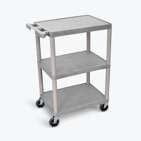 Luxor - Utility Cart 18 X 24 X 34 Inch Gray - HE34-G