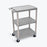 Luxor - Utility Cart 18 X 24 X 34 Inch Gray - HE34-G