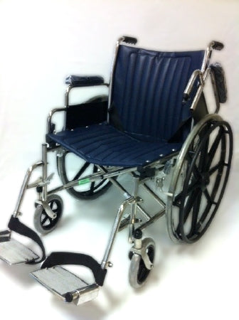 Magmedix MRI Non-Magnetic Wheelchair Desk Length Arm Padded, Removable Arm Style Navy 22 Inch Seat Width 350 lbs. Weight Capacity - 03-WCA22DFBL