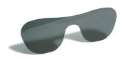 Western Ophthalmics Post Mydriatic Glasses Flat Gray Tint Plastic Lens Slip-in One Size Fits Most - OS-941