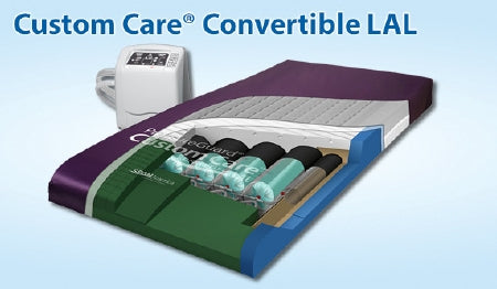 Custom Care - Mattress Coverlet 36 X 84 Inch Fluid-Proof / Antimicrobial Fabric For Convertible LAL Mattresses - CLT-MEM8436