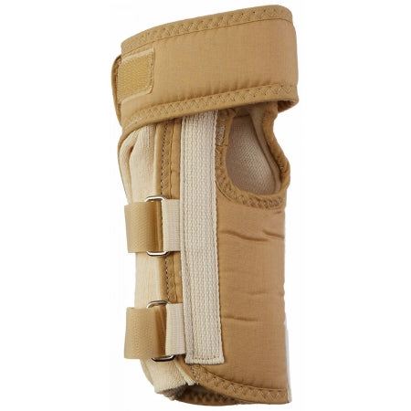 Rolyan D-Ring with MCP Support - Wrist Brace Aluminum / Polyester / Cotton / Foam / Polyester Left Hand Beige Small - A6123
