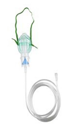 Roscoe Medical - Compressor Nebulizer System Small Volume Medication Cup Pediatric Aerosol Mask Delivery - NEB-PEDM
