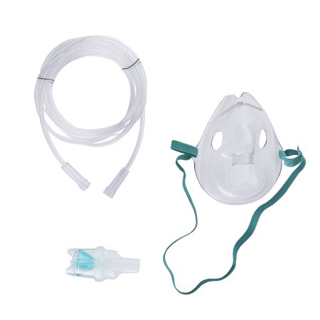 Roscoe Medical - Compressor Nebulizer System Small Volume Medication Cup Universal Aerosol Mask Delivery - NEB-ADLTM