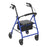 Drive Medical Drive 4 Wheel Rollator drive Blue Adjustable Height Steel Frame - R800BL