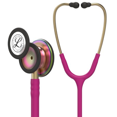 3M Littmann Classic II - Classic Stethoscope Raspberry 1-Tube 27 Inch Tube Double-Sided Chestpiece - 5806