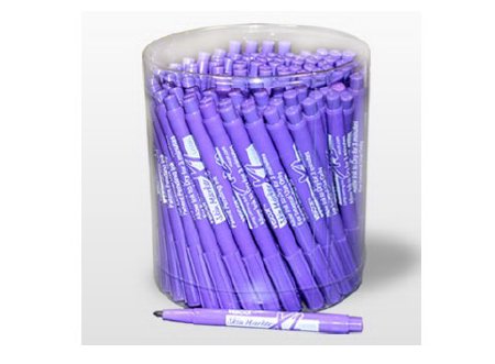 Viscot Industries - Surgical Skin Marker Purple Fine / Regular Tip NonSterile - 1450XL-1000