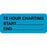 First Healthcare Products Pre-Printed Label Communication Fill In 72 HR CHARTING/START________/END_________ Fluorescent Blue 15/16 X 2-1/4 Inch - 50733