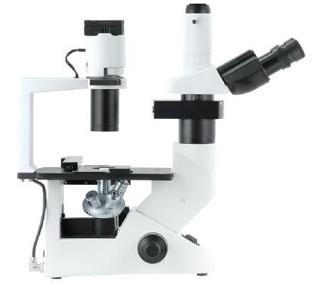 LW Scientific Inverted Infinity Microscope Trinocular Plan 4X, 40X, Plan Phase 10X, 20X Auxiliary - L1M-T04A-DPH3