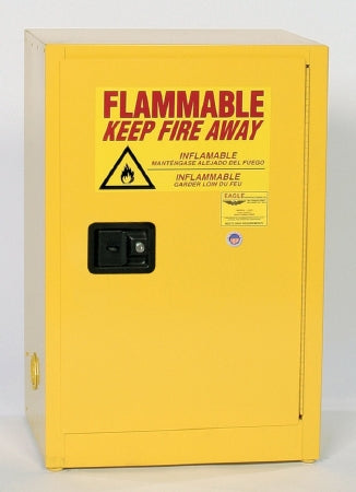Fisher Scientific - Flammable Safety Cabinet Floor Standing Steel 1 Shelf True Lock - 17988397