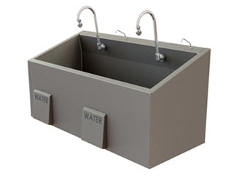 Mac Medical Inc ES47 Series Surgical Scrub Sink Dual Bay - ES47-IR-KSP