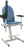 Winco Designer Blood Drawing Chair Single Pivot Armrest Black - 2578-08