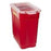 Becton-Dickinson Container Sharps 9Gal Large Plastic Red/Clear Ea, 8 Ea/Ca - 305616