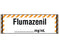 Shamrock - Drug Label Anesthesia Label Tape Flumazenil_mg/mL Orange / White 1/2 X 1 Inch - SA-2110