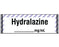 Shamrock Scientific Shamrock Pre-Printed Label Anesthesia Label Hydralazine / _____ mg/mL Violet / White 1/2 X 500 Inch - SA-2911