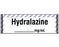 Shamrock - Drug Label Anesthesia Label Tape Hydralazine_mg/mL Violet / White 1/2 X 1 Inch - SA-2911
