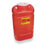 Becton-Dickinson Container Sharps 5Gal 1-Piece/X-Large Plastic Red/Clear Each, 8 Ea/Ca - 305491
