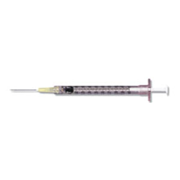 Becton-Dickinson Syringe/Needle 1Cc Luer Lock 20Gx1" Conventional 100/Bx, 8 Bx/Ca - 309637