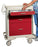 Alimed AliMed Emergency Cart Plastic / Stainless Steel 25 X 32 X 39.75 Inch 4 Drawers Two-Tone - 935950/BEIGE/TWOT