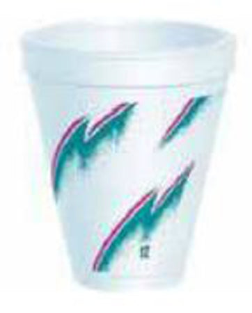 Saalfeld Redistribution Dart Drinking Cup 14 oz. White Styrofoam Disposable - 14J16