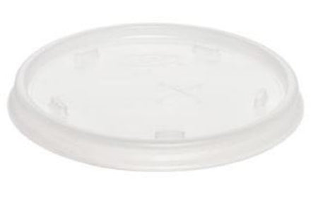 Saalfeld Redistribution Dart Lid Plastic, Translucent, Straw Slotted - 32SL