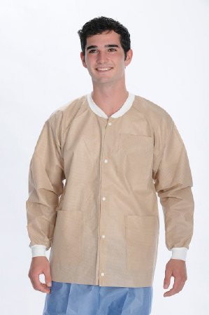 Valumax International Lab Jacket Valumax Extra-Safe Tan Medium Hip Length Limited Reuse - 3630YNM